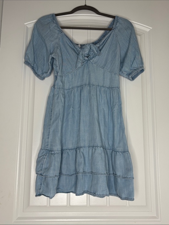 LC Lauren Conrad Dresses & Skirts - LC Lauren Conrad Light Blue Tiered Mini Dress